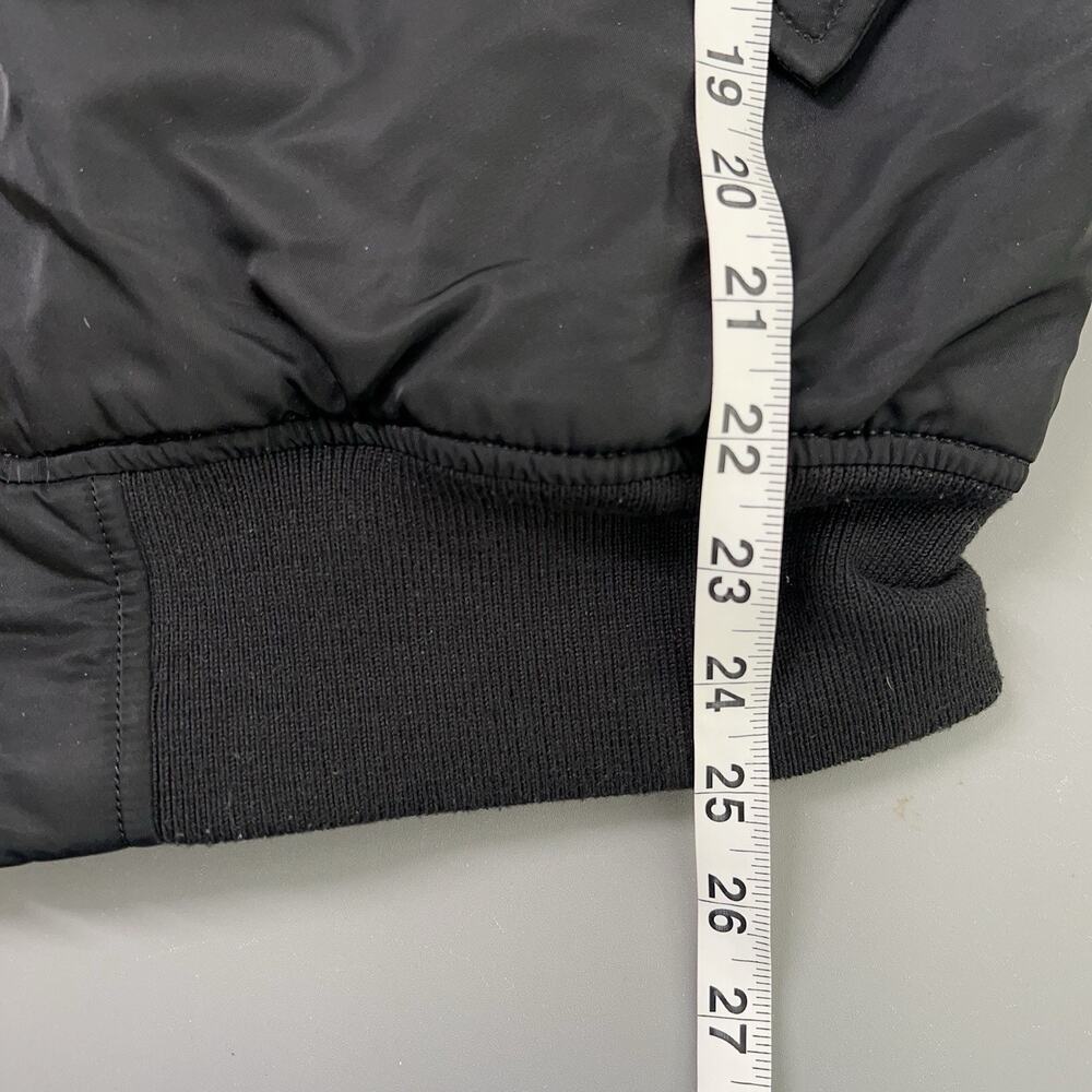 Alpha industries ma-1 Bomber Jacket Black XL Reversible Orange - Picture 10 of 15